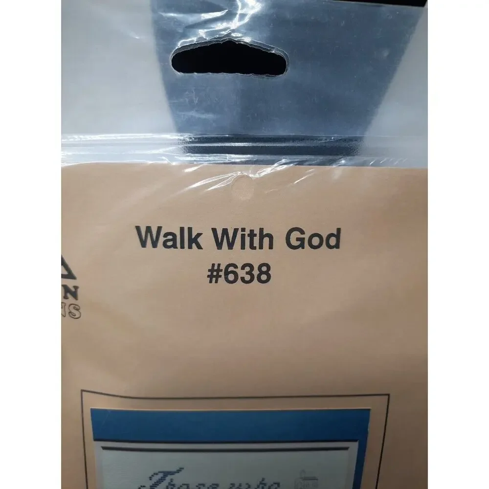 Patty Ann Creations Cross Stitch Kit Walk With God 638 Floral